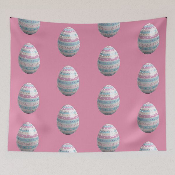 Item preview, Large Easter eggs with beautiful stripes designed and sold by FluffyGallery.