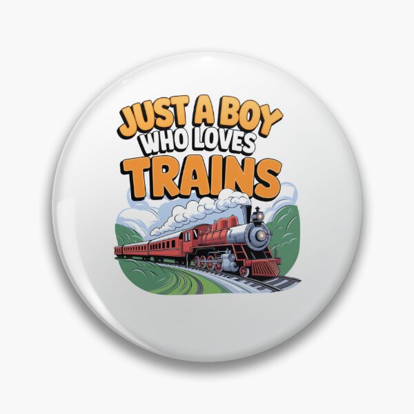 Item preview, Just a Boy Who Loves Trains designed and sold by Mateusz Majcherek.
