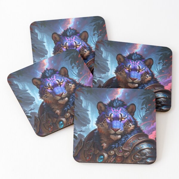 Item preview, Cosmic Leopard Warrior designed and sold by CattoriHanzo.