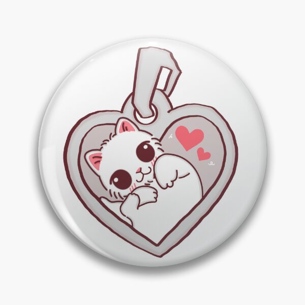 Item preview, Love Locket with White Cat designed and sold by BGMeYou.