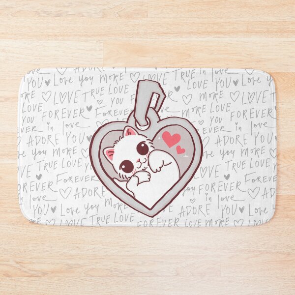 Item preview, Love Locket with White Cat designed and sold by BGMeYou.