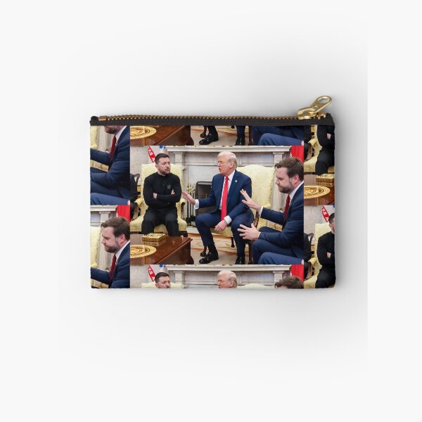 Item preview, Oval Office Showdown 2025: Trump & Vance Stand Tall designed and sold by magaware.