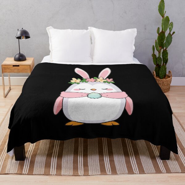 Item preview, Funny Happy Easter Penguin with Easter Bunny Ears designed and sold by Getup-clothing.