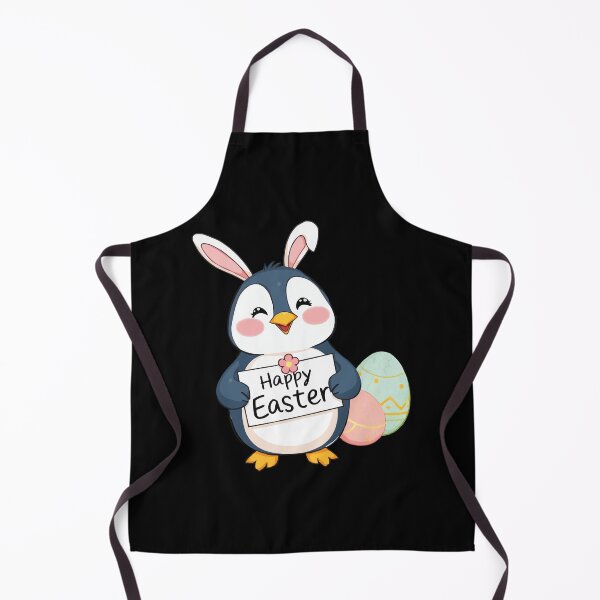 Item preview, Funny Happy Easter Penguin with Easter Bunny Ears designed and sold by Getup-clothing.