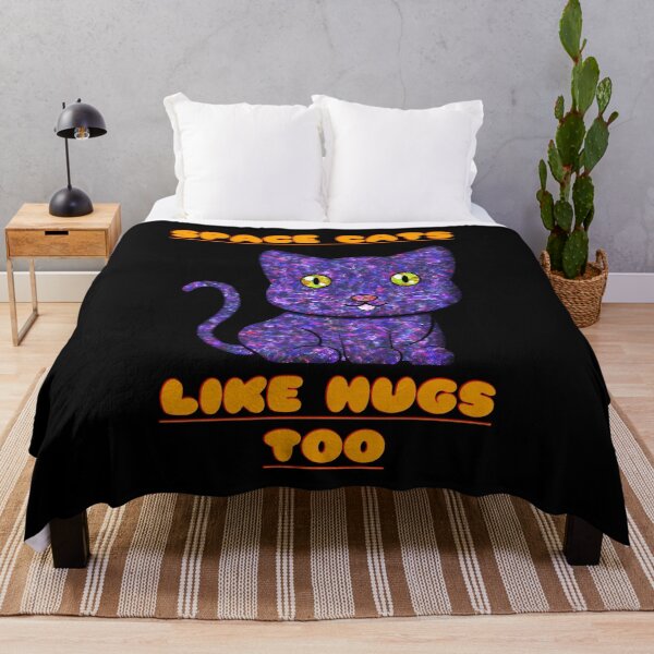 Item preview, Space Cats Like Hugs Too (Black Edition) designed and sold by IKDG.