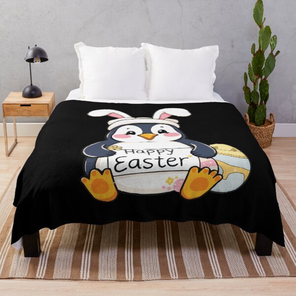 Item preview, Funny Happy Easter Penguin with Easter Bunny Ears designed and sold by Getup-clothing.