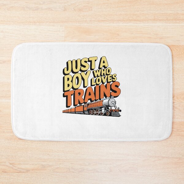 Item preview, Just a Boy Who Loves Trains designed and sold by Mateusz Majcherek.