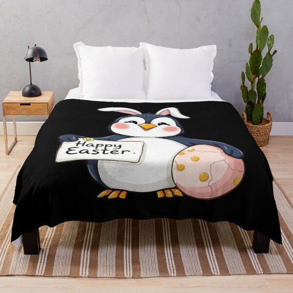 Item preview, Funny Happy Easter Penguin with Easter Bunny Ears designed and sold by Getup-clothing.