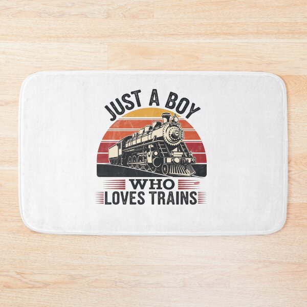 Item preview, Just a Boy Who Loves Trains designed and sold by Mateusz Majcherek.