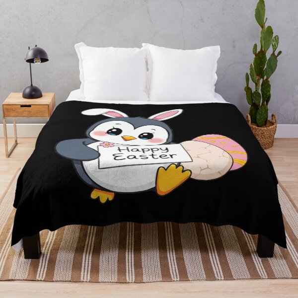 Item preview, Funny Happy Easter Penguin with Easter Bunny Ears designed and sold by Getup-clothing.