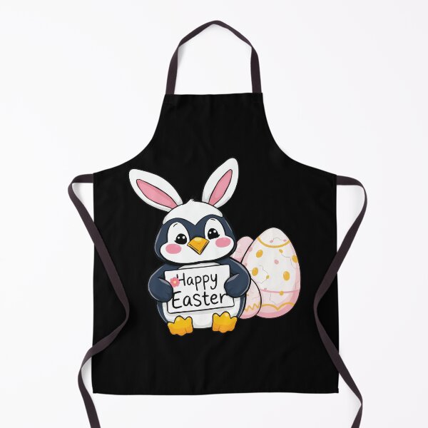 Item preview, Funny Happy Easter Penguin with Easter Bunny Ears designed and sold by Getup-clothing.
