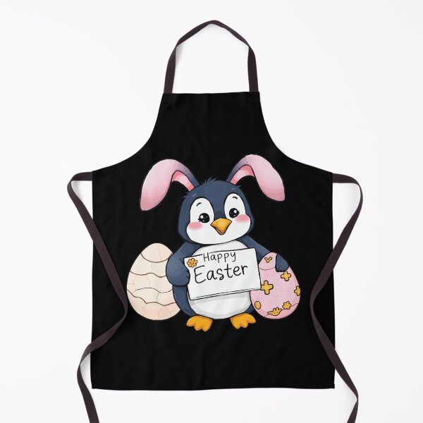 Item preview, Funny Happy Easter Penguin with Easter Bunny Ears designed and sold by Getup-clothing.