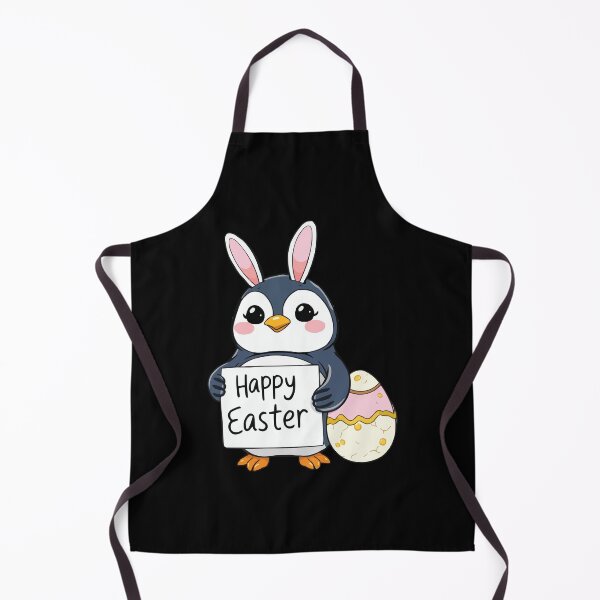Item preview, Funny Happy Easter Penguin with Easter Bunny Ears designed and sold by Getup-clothing.