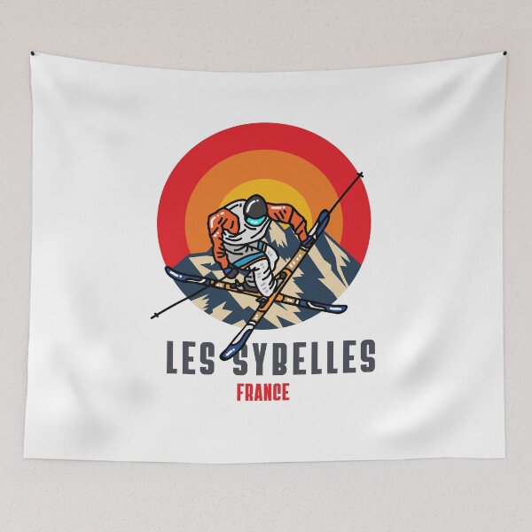 Item preview, Les Sybelles Ski France Souvenir  designed and sold by sydney-syder.