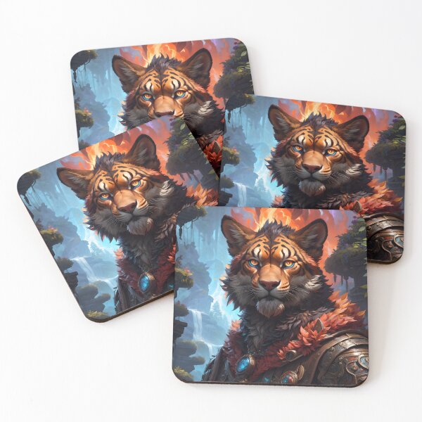 Item preview, Cosmic Tiger Warrior designed and sold by CattoriHanzo.