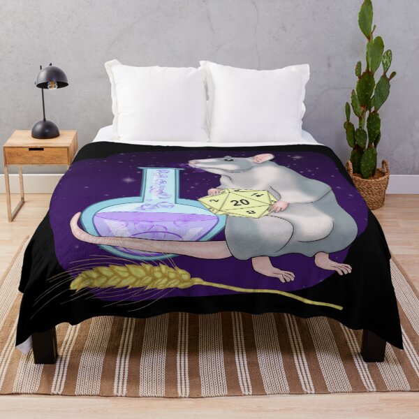 Item preview, Rat with a magic potion. Rat with a magic potion. Critical Hit. Starry sky. designed and sold by KateQR.