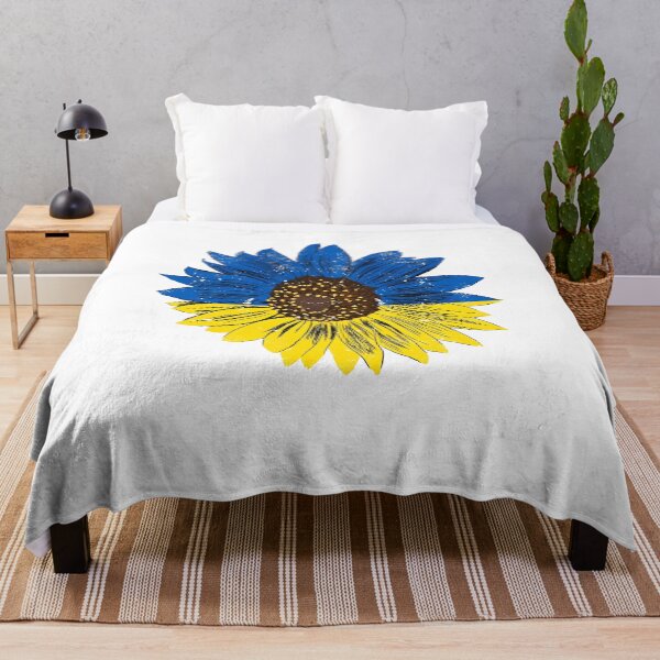 Item preview, Distressed Sunflower Ukraine, Ukrainian designed and sold by Rafnkellmonsson.