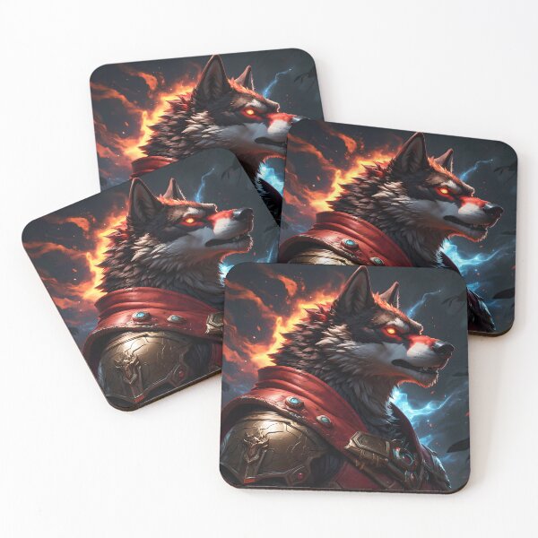 Item preview, Fiery Wolf Warrior designed and sold by CattoriHanzo.