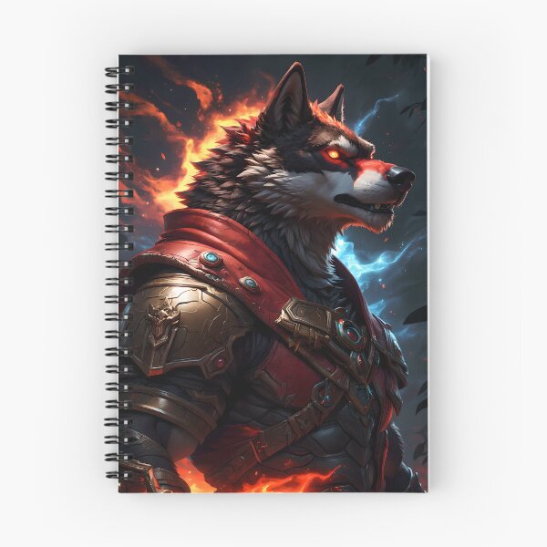Item preview, Fiery Wolf Warrior designed and sold by CattoriHanzo.