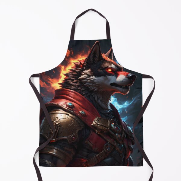 Item preview, Fiery Wolf Warrior designed and sold by CattoriHanzo.