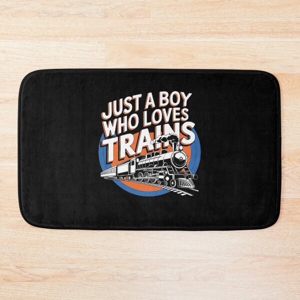 Item preview, Just a Boy Who Loves Trains designed and sold by Mateusz Majcherek.