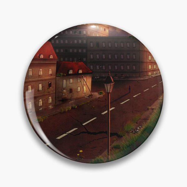Item preview, Abandoned Street - lost place - digital art designed and sold by shamrock-illus.