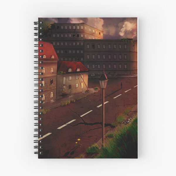 Item preview, Abandoned Street - lost place - digital art designed and sold by shamrock-illus.