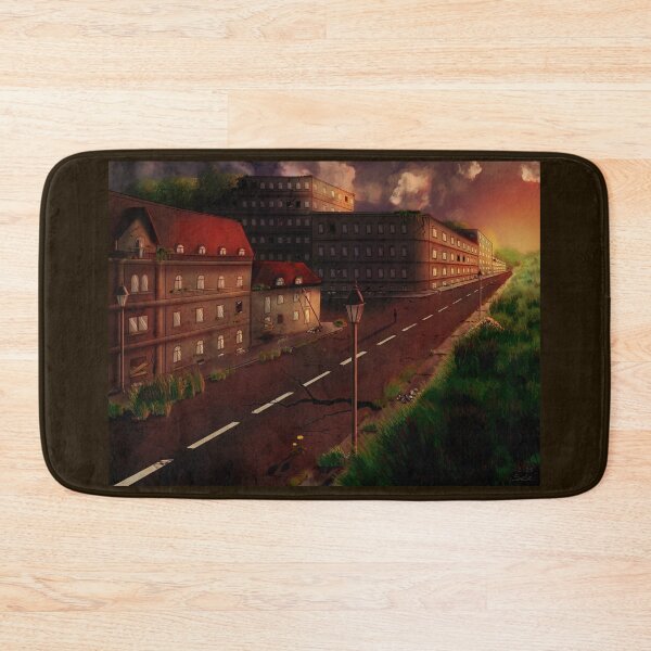 Item preview, Abandoned Street - lost place - digital art designed and sold by shamrock-illus.
