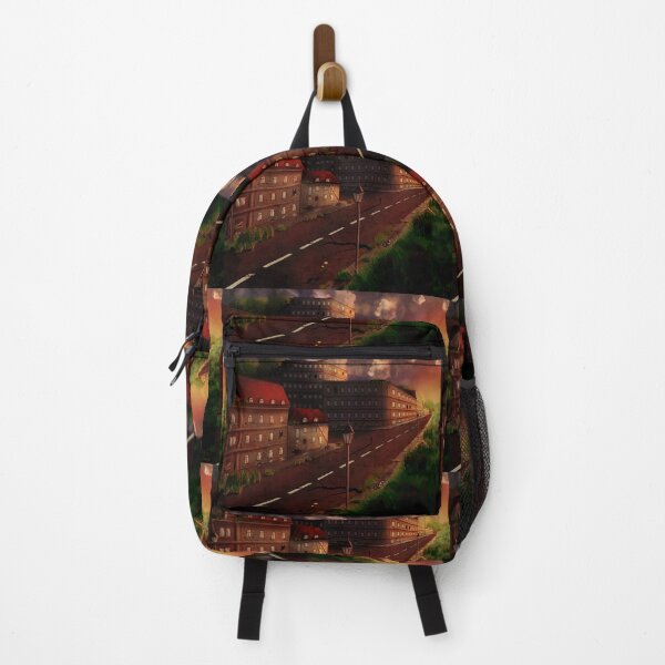 Item preview, Abandoned Street - lost place - digital art designed and sold by shamrock-illus.