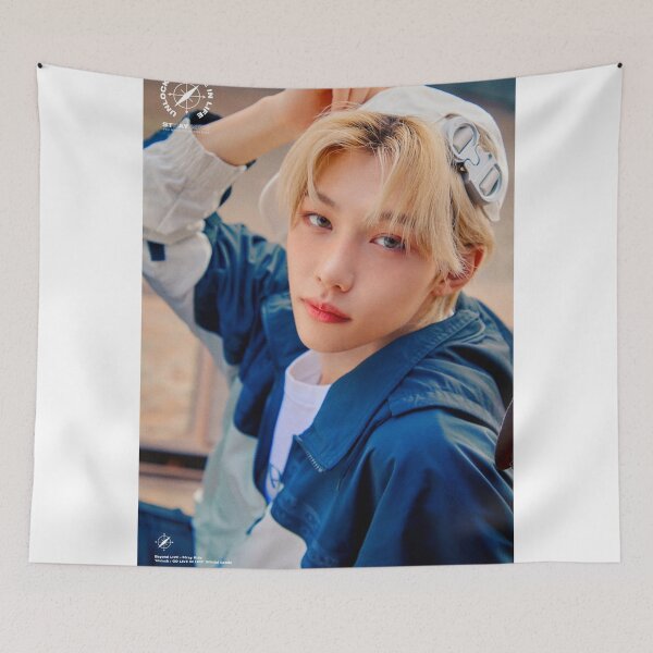 Item preview, Lee Felix Stray Kids boyfriend material Comeback Kpop ot8 stay boy group full album poster designed and sold by Kpop-Noona.