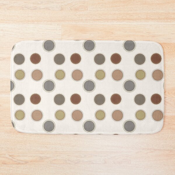 Item preview, Neutral Encircled Dots on Soft White  designed and sold by JaygiesDesign.