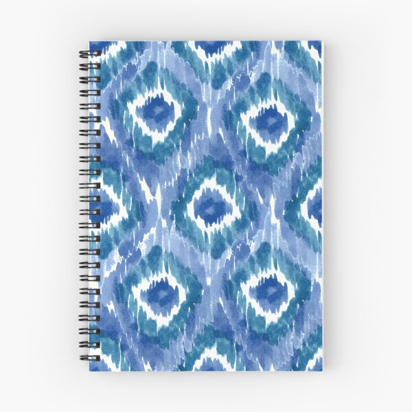 Item preview, Abstract Coastal Ikat - Nautical Seaside Beach Deep Cobalt &Soft Navy Blue designed and sold by aneladesigns.