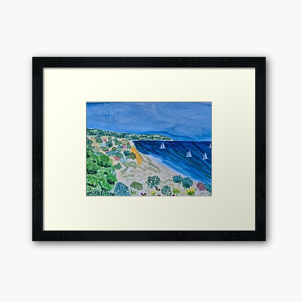 Item preview, Sailing at Glenelg  designed and sold by ArtbyRebeccaJoy.