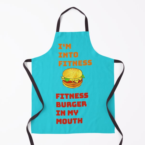 Artikelvorschau, Ich stehe auf Fitness! Fitness-Hamburger in meinem Mund! Burger-Meme entworfen und verkauft von CristalleLisa.
