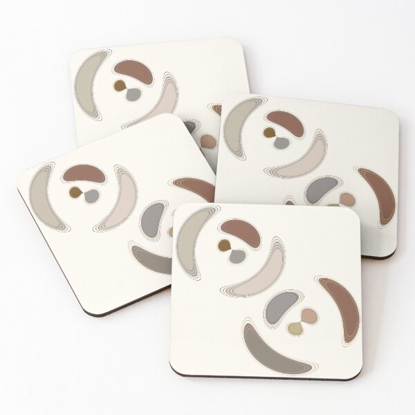 Item preview, Neutral Ringed Shapes designed and sold by JaygiesDesign.