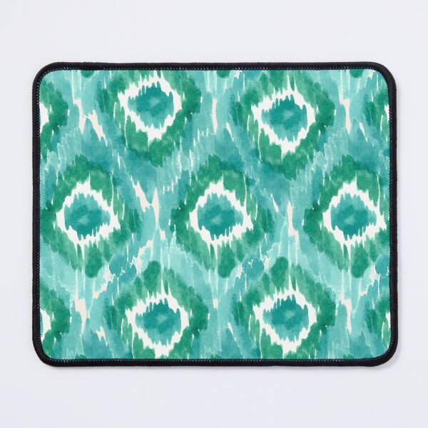 Item preview, Abstract Coastal Ikat - Tropical Seaside Beach Jade Green &Turquoise Teal designed and sold by aneladesigns.
