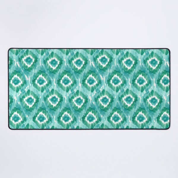 Item preview, Abstract Coastal Ikat - Tropical Seaside Beach Jade Green &Turquoise Teal designed and sold by aneladesigns.
