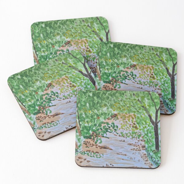 Item preview, Riverfront in winter  designed and sold by Rebecca Joy Art.