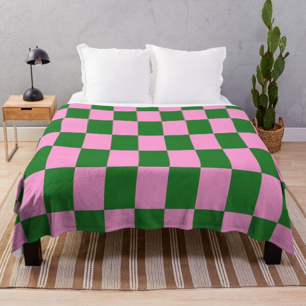 Item preview, Retro, Pink and Green, Check, Rectangle, Grid designed and sold by OneThreeSix.
