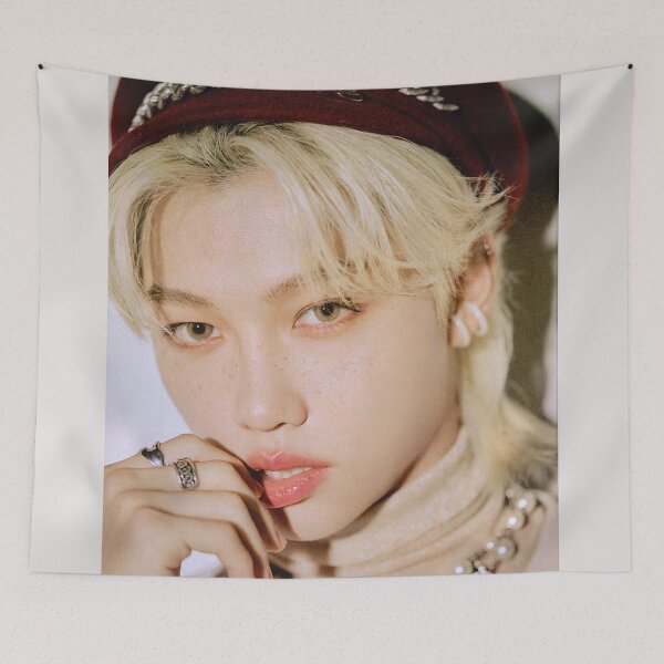 Item preview, Lee Felix Stray Kids boyfriend material Comeback Kpop ot8 stay boy group full album poster designed and sold by Kpop-Noona.