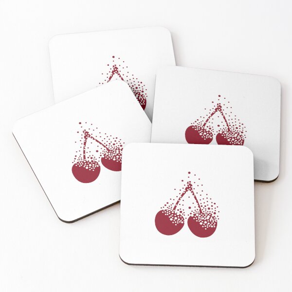 Item preview, Cherry dispersing into a cloud of bubbles. designed and sold by DesignWiseTeam.