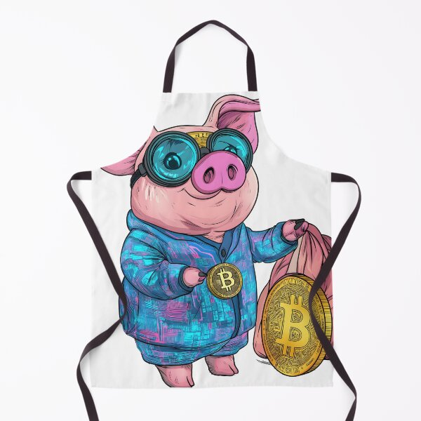Item preview, Cyber Pig Billionaire – Crypto Wealth Cartoon designed and sold by Chroma Myst.