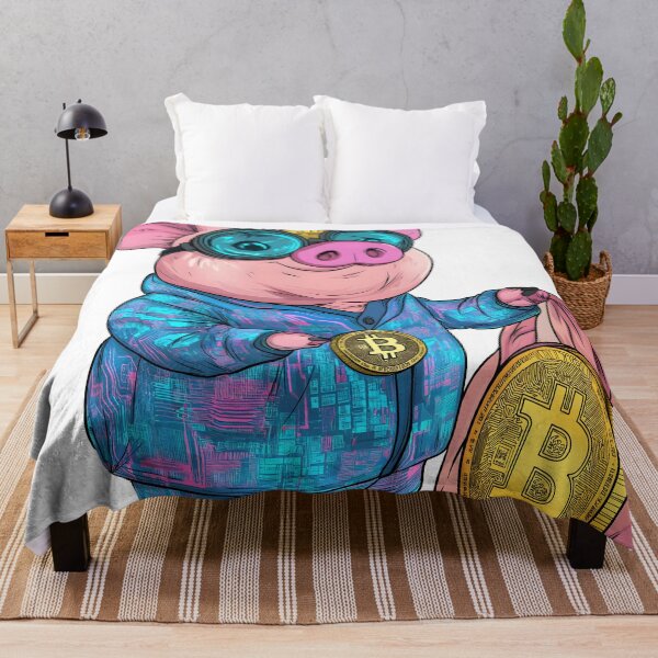 Item preview, Cyber Pig Billionaire – Crypto Wealth Cartoon designed and sold by Chroma Myst.