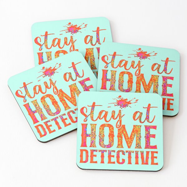 Item preview, Stay at Home Detective (Beautiful design for mystery and true crime lovers.) designed and sold by CristalleLisa.