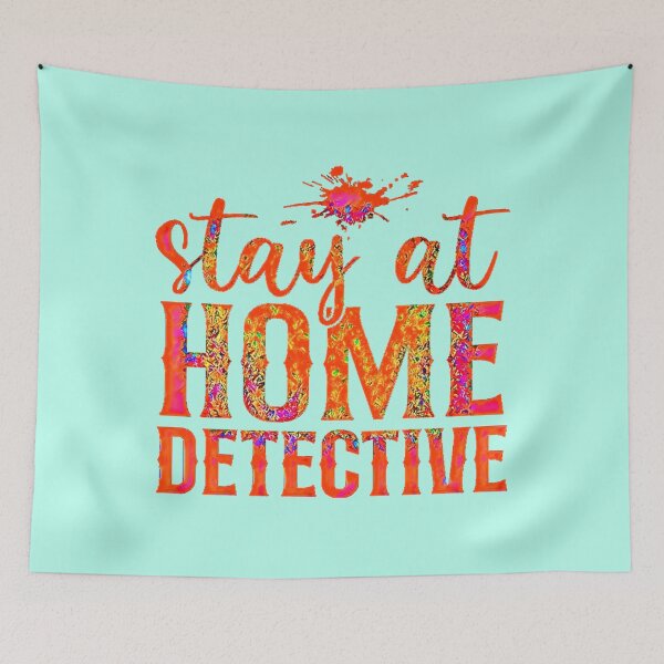 Item preview, Stay at Home Detective (Beautiful design for mystery and true crime lovers.) designed and sold by CristalleLisa.