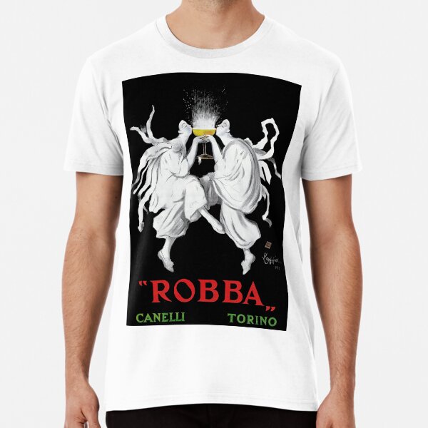 Leonetto Cappiello | | Robba Torino | Alcohol Poster | Wine | Master Of Vintage Advertising Posters Premium T-Shirt Peckshirt Style