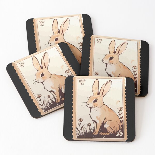 Item preview, Rabbit Vintage Stamp designed and sold by Getup-clothing.