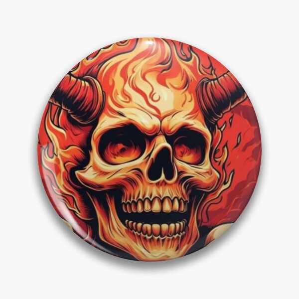 Item preview, Hellfire Demon Skull designed and sold by MaciejCraft.
