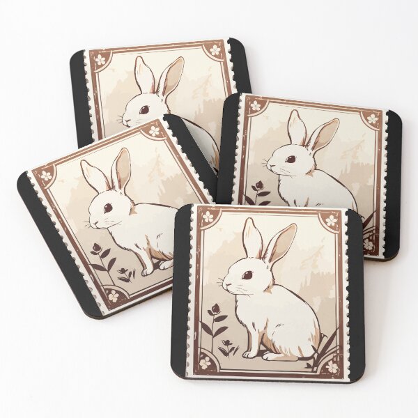 Item preview, Rabbit Vintage Stamp designed and sold by Getup-clothing.