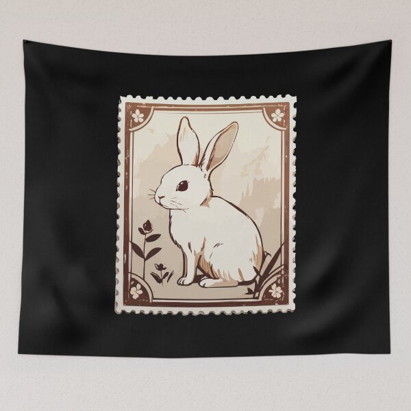Item preview, Rabbit Vintage Stamp designed and sold by Getup-clothing.